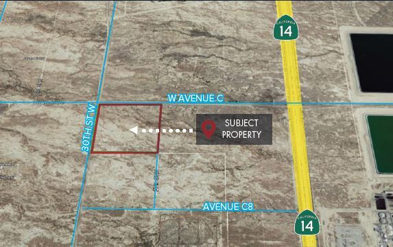 Corner Avenue C 30 Stw, Lancaster, CA for sale - Primary Photo - Image 1 of 1