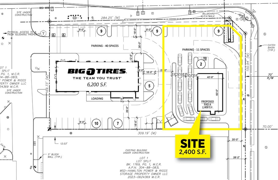 SWC Power & Riggs Rd, Chandler, AZ for lease - Site Plan - Image 2 of 2