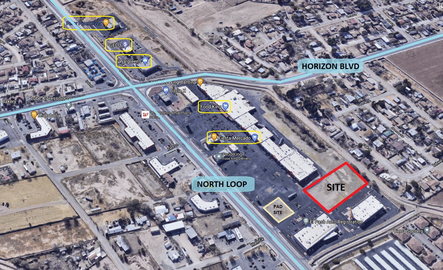 10600 N Loop Dr, Socorro, TX for sale Aerial- Image 1 of 1