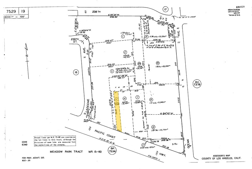 4015 Pacific Coast Hwy, Torrance, CA for lease - Plat Map - Image 3 of 3