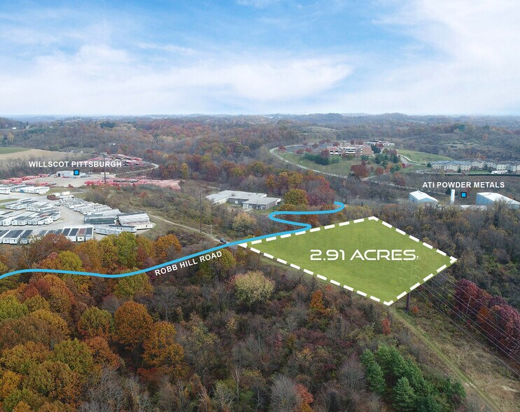 0 Robb Hill Rd, Oakdale, PA for sale - Aerial - Image 2 of 5