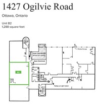 1427 Ogilvie Rd, Ottawa, ON for lease Floor Plan- Image 1 of 1