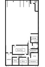 4419-4441 Robertson Rd, Madison, WI for lease Floor Plan- Image 1 of 5