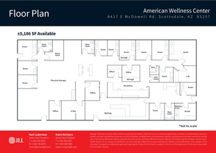 8417 E McDowell Rd, Scottsdale, AZ for lease Site Plan- Image 1 of 1