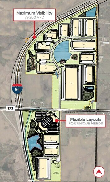 Route 173, Wadsworth, IL for lease - Site Plan - Image 3 of 3