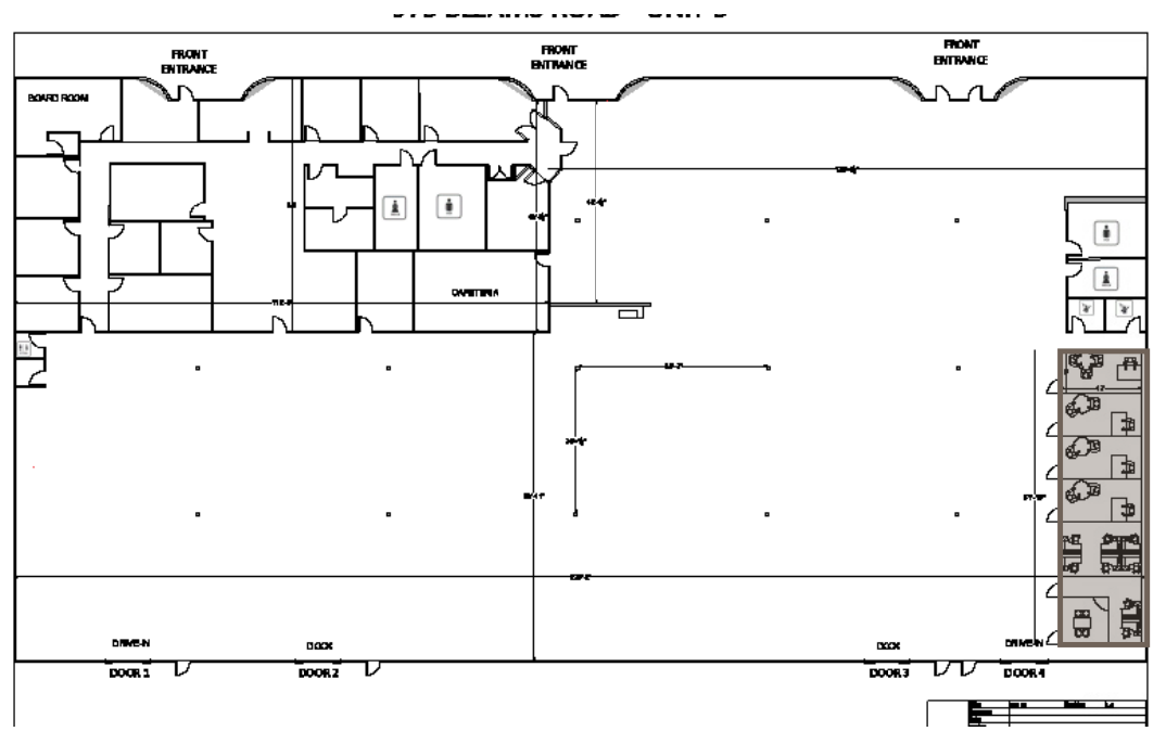 975 Bleams Rd, Kitchener, ON for lease Floor Plan- Image 1 of 1