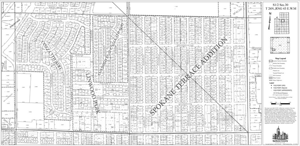 6821 N Division St, Spokane, WA for sale - Plat Map - Image 2 of 2