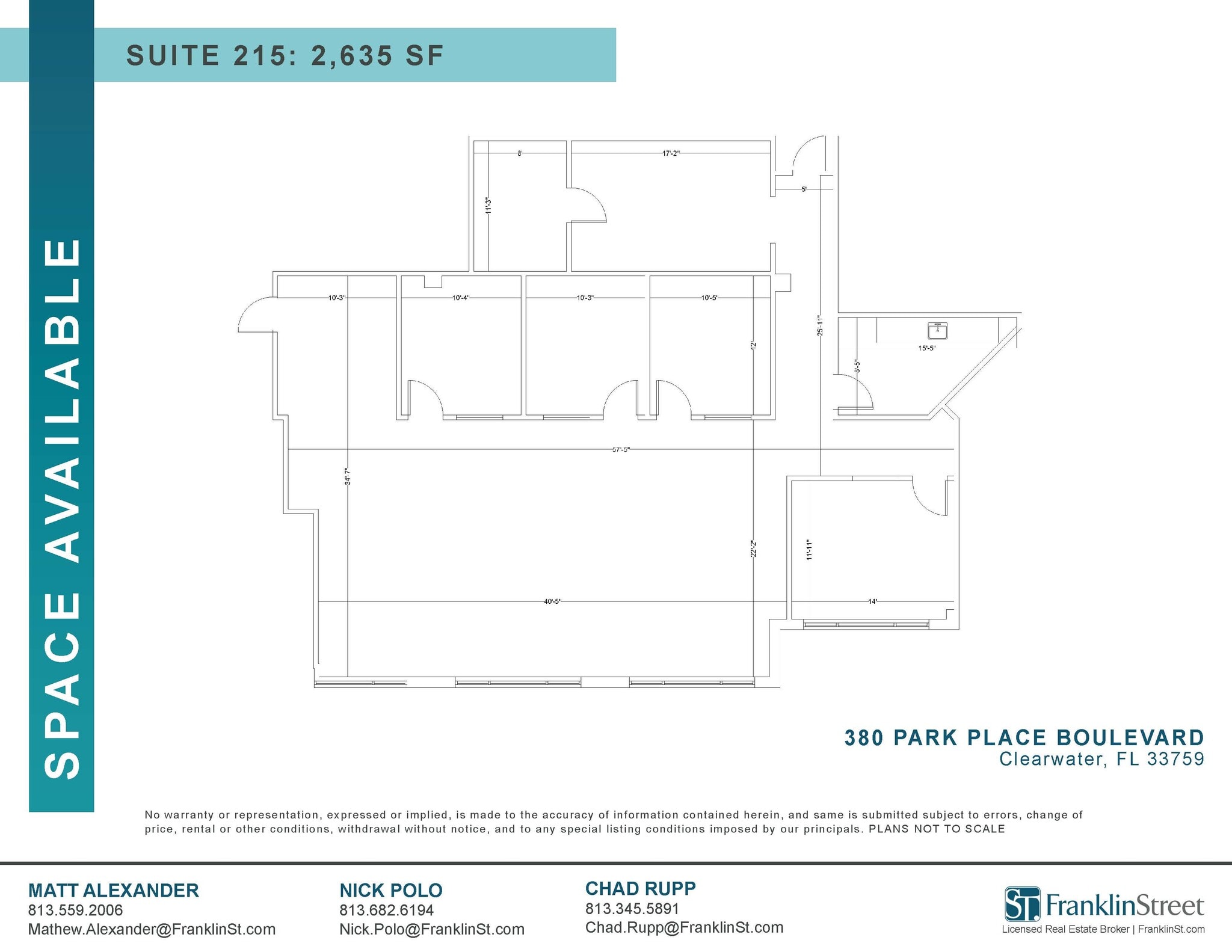 380 Park Place Blvd, Clearwater, FL for lease Interior Photo- Image 1 of 1