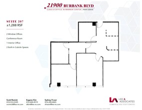 21900 Burbank, Woodland Hills, CA for lease Floor Plan- Image 1 of 1