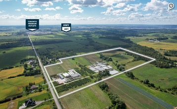 8890 Eighth Line, Halton Hills, ON - AERIAL  map view