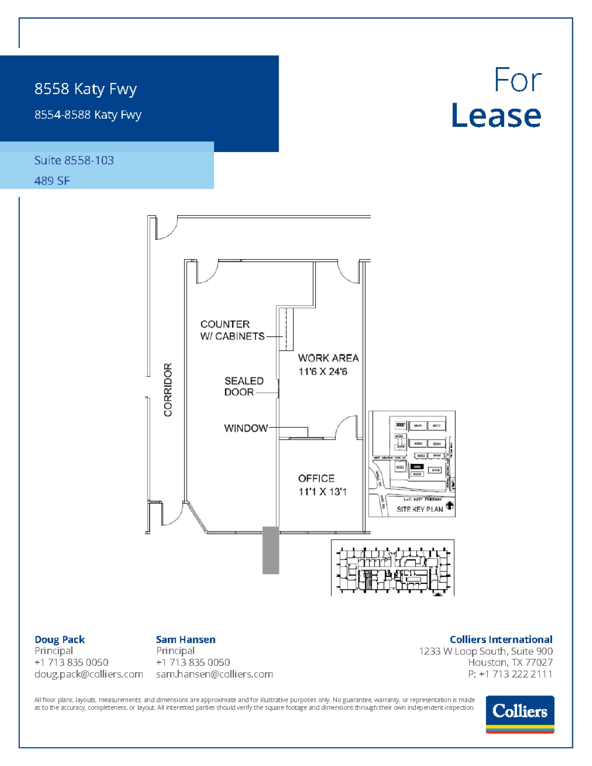 8554 Katy Fwy, Houston, TX for lease Floor Plan- Image 1 of 1