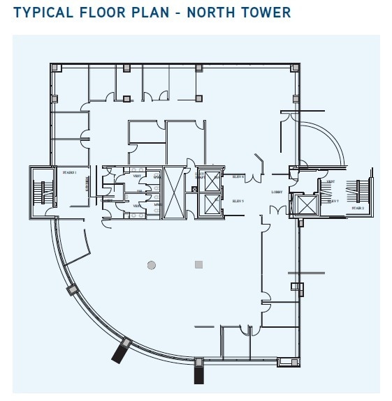 2055 Albert St, Regina, SK for lease Typical Floor Plan- Image 1 of 2