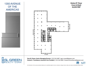 1350 Avenue of the Americas, New York, NY for lease Floor Plan- Image 2 of 2