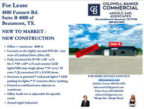 4880 Fannett Rd, Beaumont, TX for lease Building Photo- Image 1 of 10