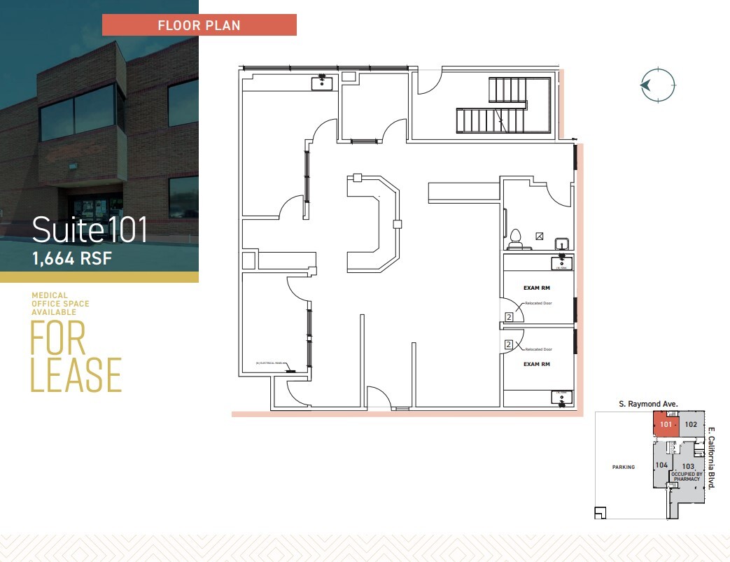 55 E California Blvd, Pasadena, CA for lease Floor Plan- Image 1 of 1