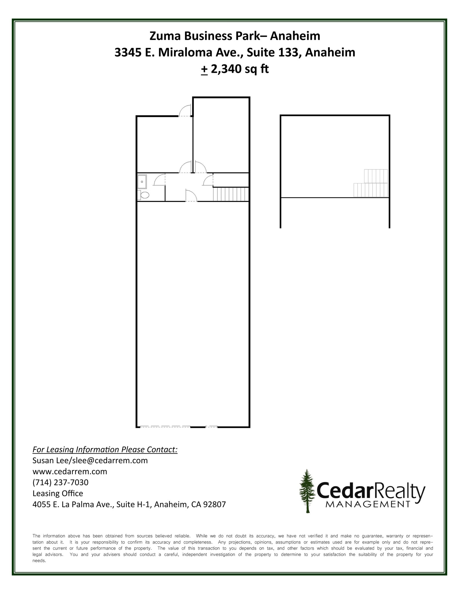 3325 Miraloma Ave, Anaheim, CA for lease Site Plan- Image 1 of 1
