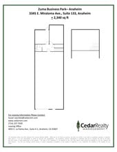 3325 Miraloma Ave, Anaheim, CA for lease Site Plan- Image 1 of 1