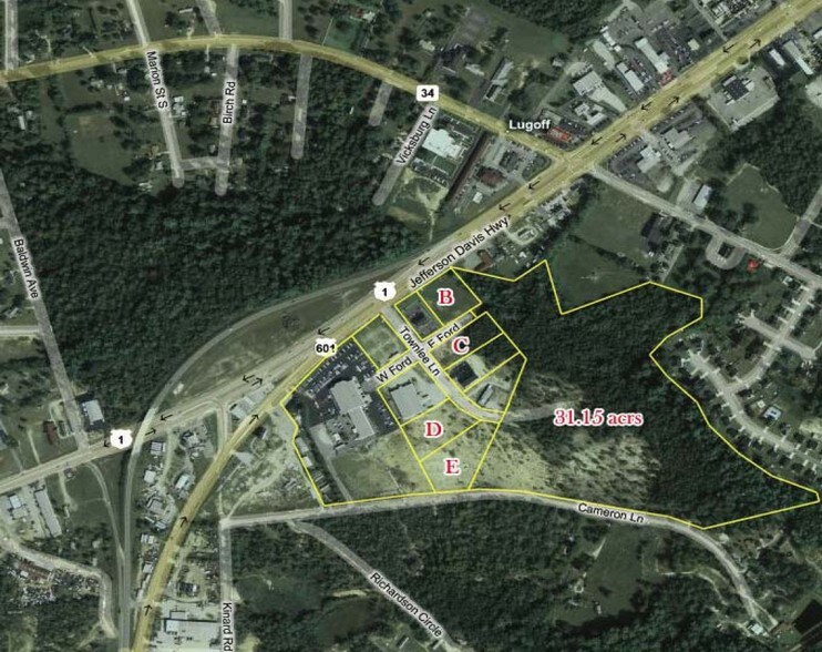 S Highway 1 & 601, Lugoff, SC for sale - Primary Photo - Image 1 of 1