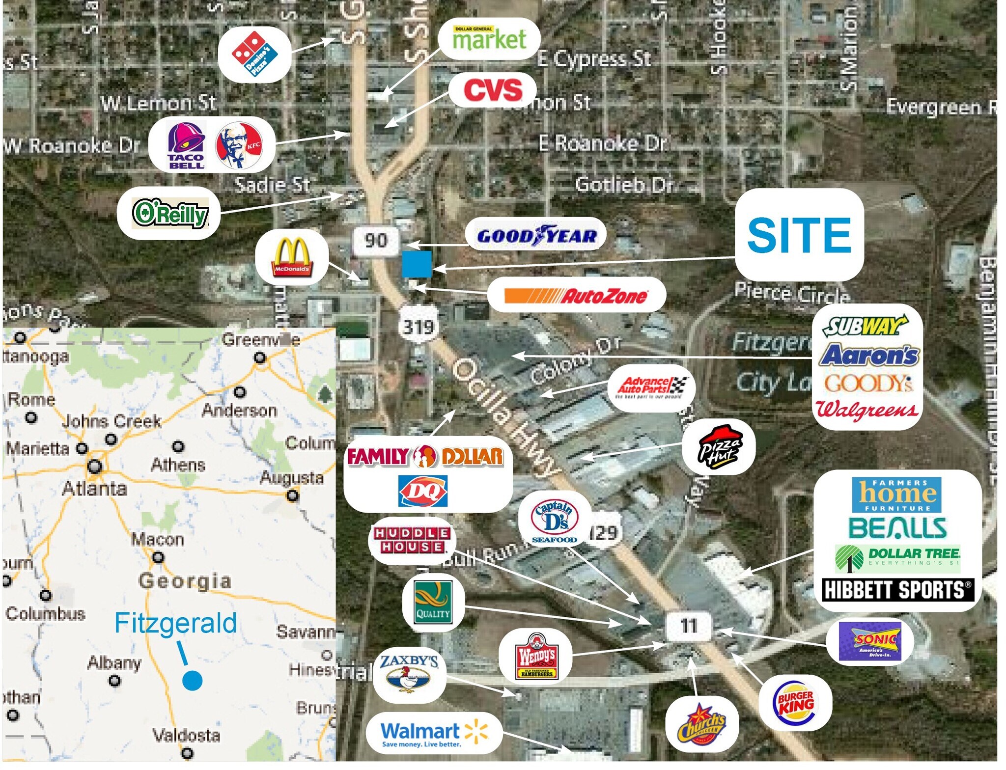 140 Ocilla Hwy, Fitzgerald, GA for sale Building Photo- Image 1 of 1