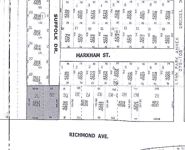 4242 Richmond Ave, Houston, TX for lease - Plat Map - Image 2 of 3