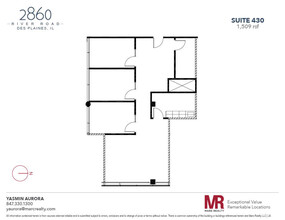 2860 S River Rd, Des Plaines, IL for lease Floor Plan- Image 1 of 1