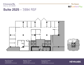 6 Concourse Pky NE, Atlanta, GA for lease Floor Plan- Image 1 of 1