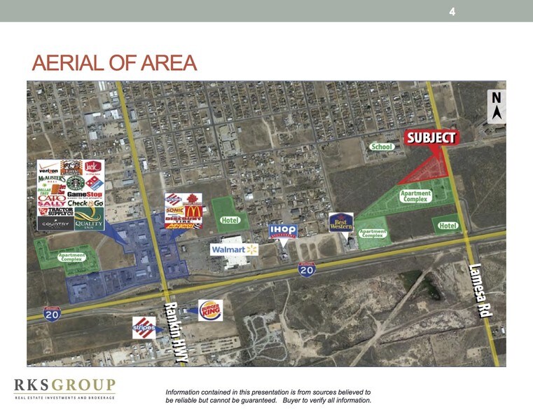 2200 S Lamesa Rd, Midland, TX 79701 6.5 Acre development tract on S