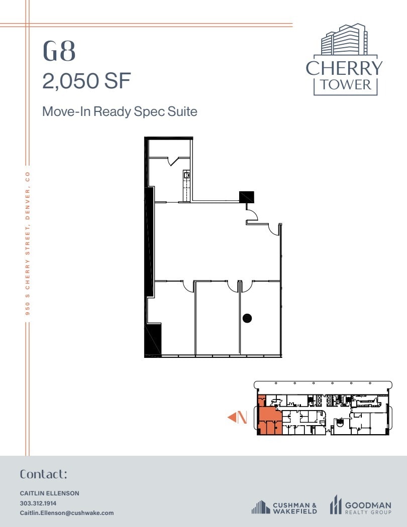 950 S Cherry St, Denver, CO for lease Floor Plan- Image 1 of 1