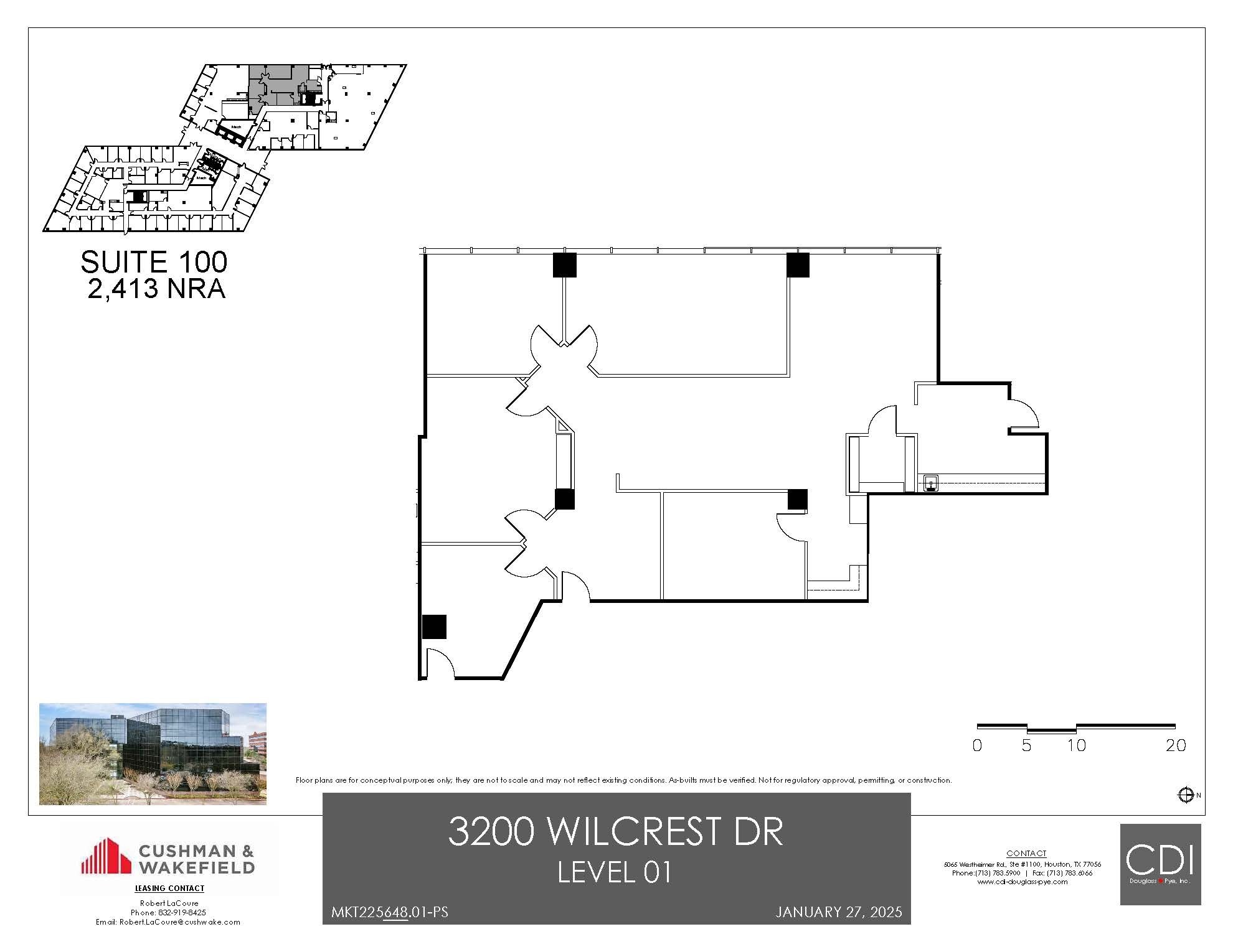 3200 Wilcrest Dr, Houston, TX for lease Floor Plan- Image 1 of 1