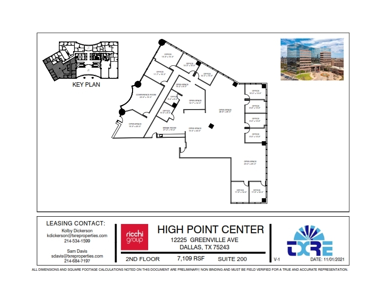 12225 Greenville Ave, Dallas, TX for lease Floor Plan- Image 1 of 1