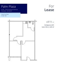 3150 N Arizona Ave, Chandler, AZ for lease Floor Plan- Image 1 of 1