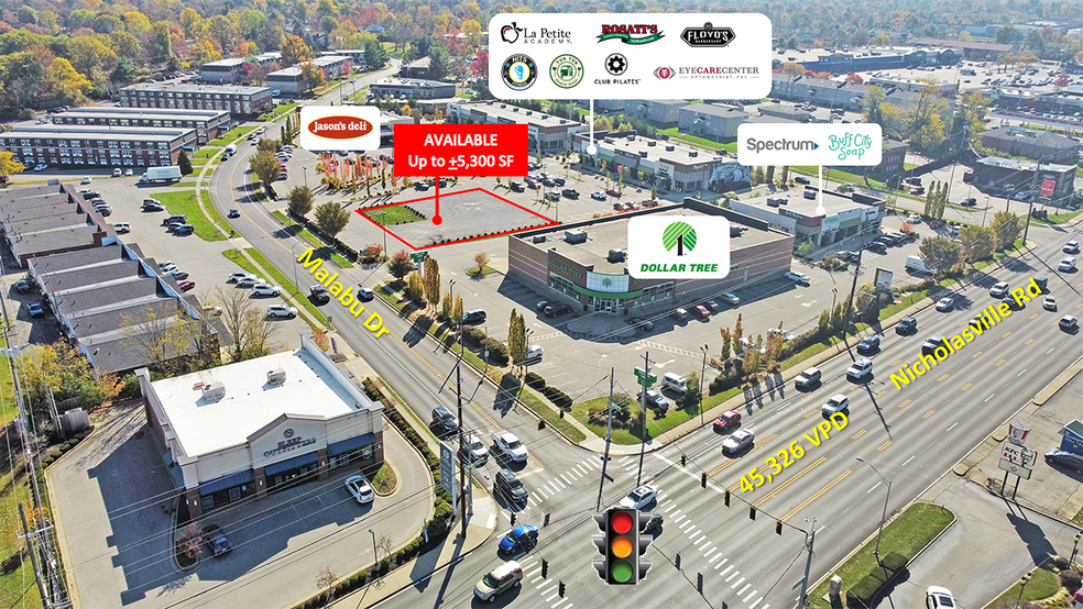 120 Malabu Dr, Lexington, KY for lease - Aerial - Image 1 of 5