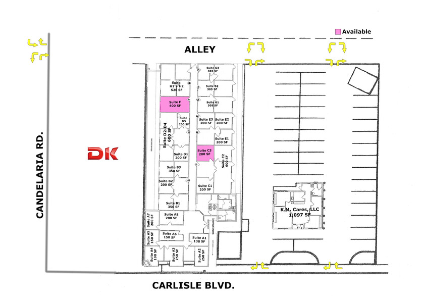 2920 Carlisle Blvd NE, Albuquerque, NM for lease - Site Plan - Image 2 of 7