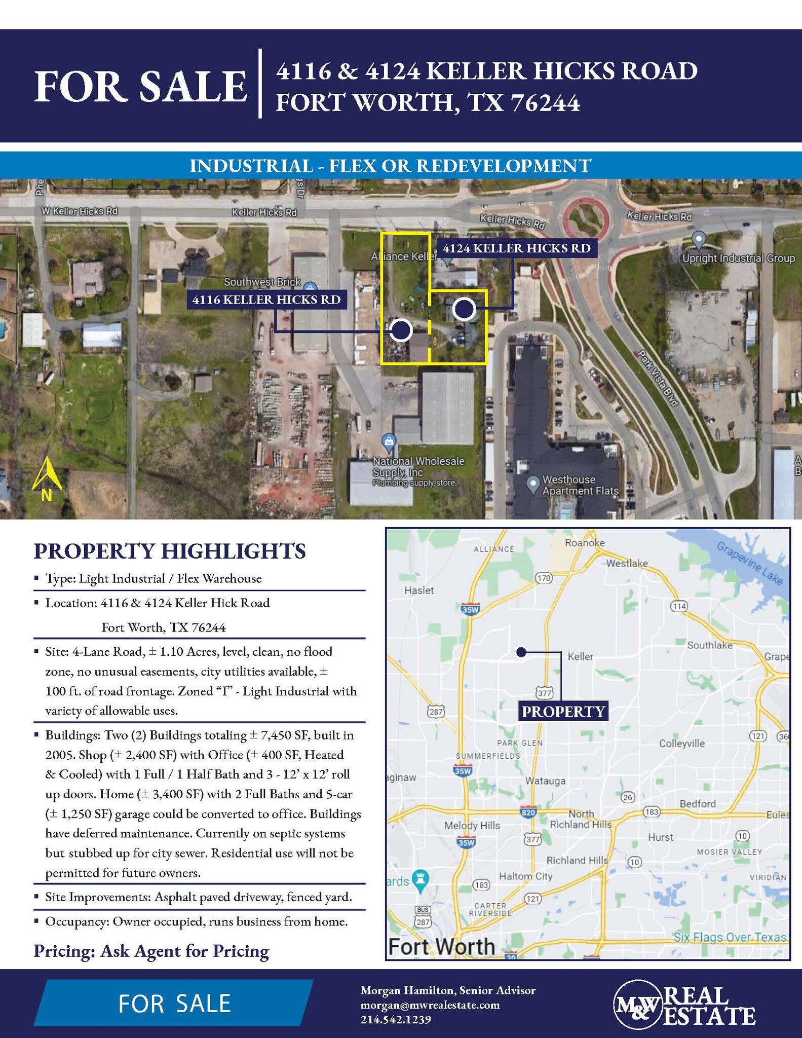 4116-4124 Keller Hicks Rd, Fort Worth, TX for sale Building Photo- Image 1 of 9