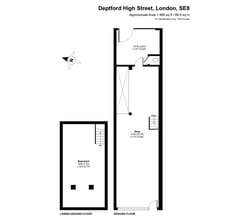 202 Deptford High St, London for lease Typical Floor Plan- Image 2 of 5