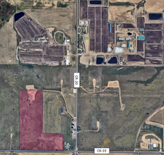 CR-19 & CR-20, Fort Lupton, CO - aerial  map view