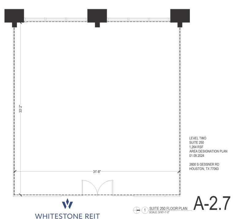 2600 S Gessner Rd, Houston, TX for lease Floor Plan- Image 1 of 1