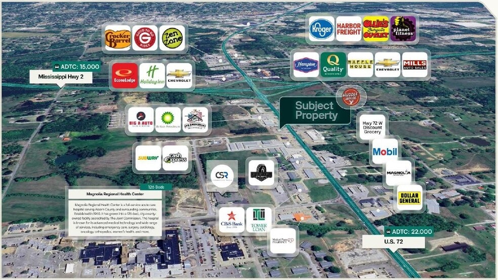 2900 Highway 72 W, Corinth, MS for sale - Building Photo - Image 2 of 2