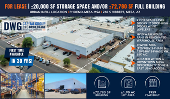 Flexible ±20k - ±72k SF Mesa, AZ Industrial - Warehouse