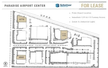 1110 Palms Airport Dr, Las Vegas, NV for lease Site Plan- Image 2 of 4