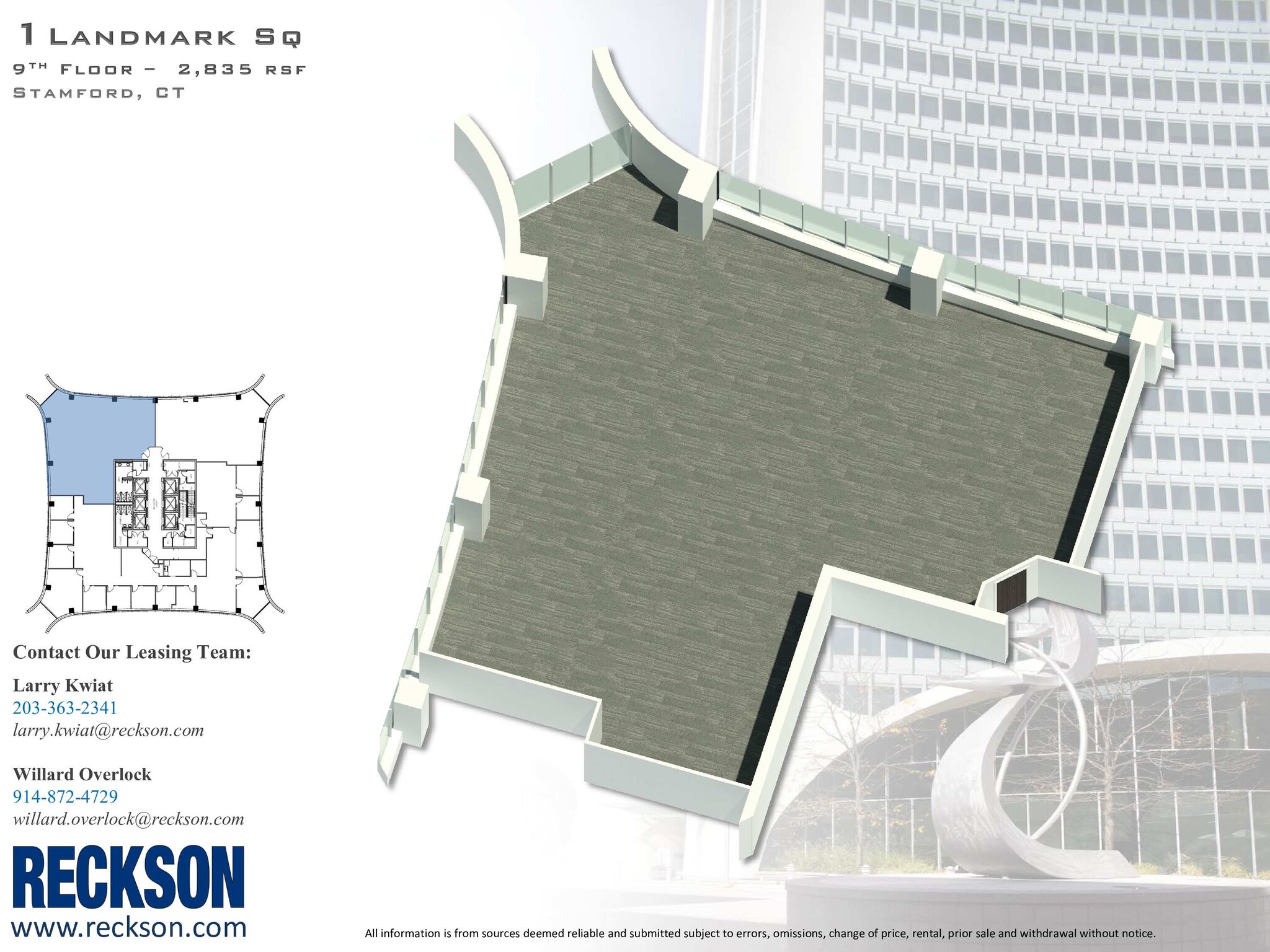 1 Landmark Sq, Stamford, CT for lease Floor Plan- Image 1 of 1