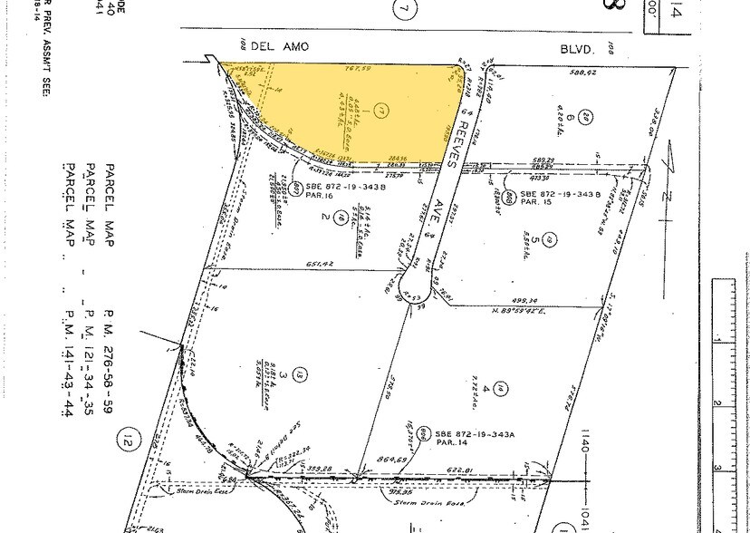 2130 Del Amo Blvd, Carson, CA for sale - Plat Map - Image 1 of 1