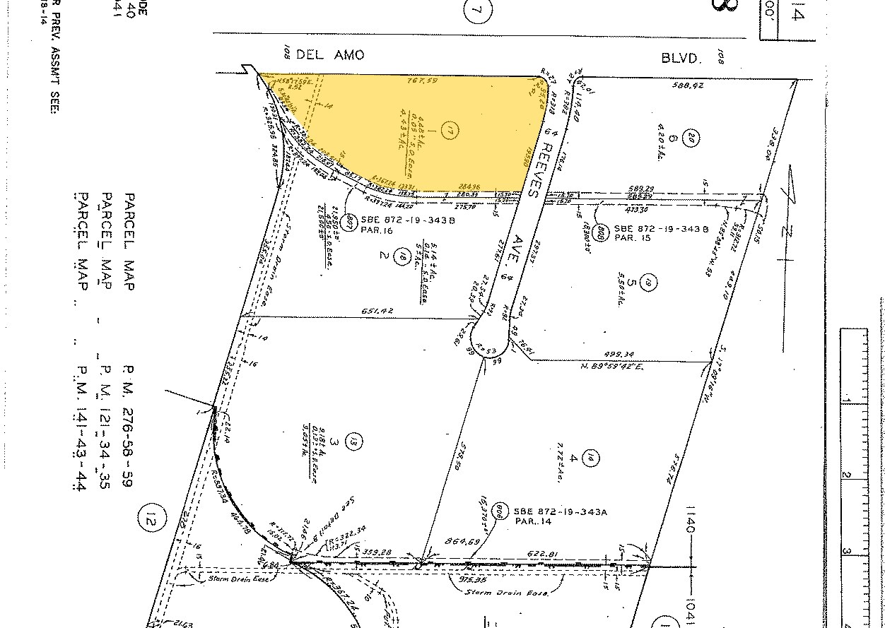 2130 Del Amo Blvd, Carson, CA for sale Plat Map- Image 1 of 1