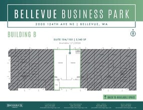 2000 124th Ave NE, Bellevue, WA for lease Floor Plan- Image 1 of 1