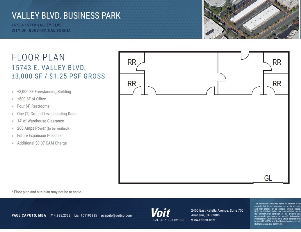15709-15715 E Valley Blvd, City Of Industry, CA for lease Floor Plan- Image 1 of 1
