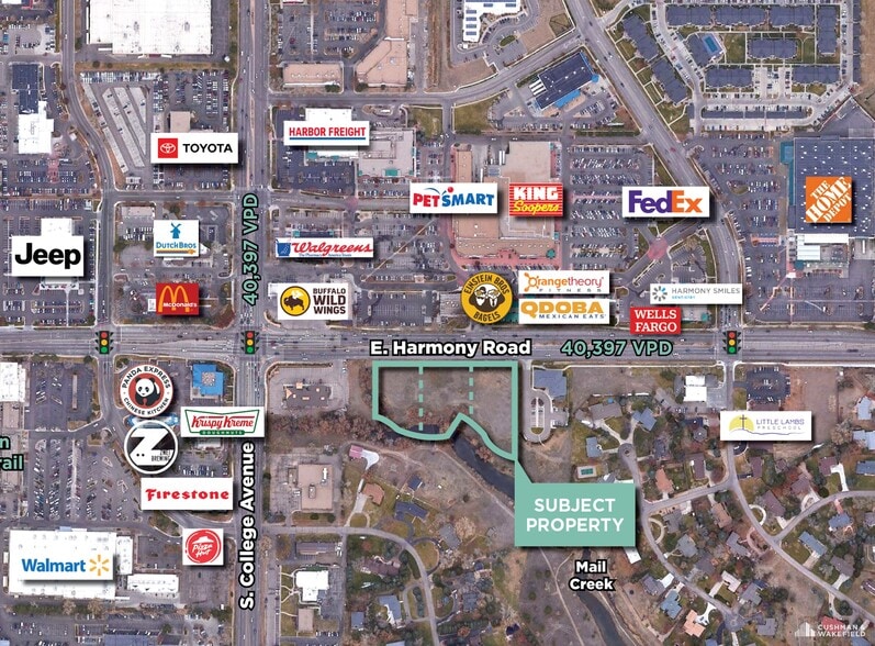 201 E Harmony Rd, Fort Collins, CO for sale - Aerial - Image 2 of 2