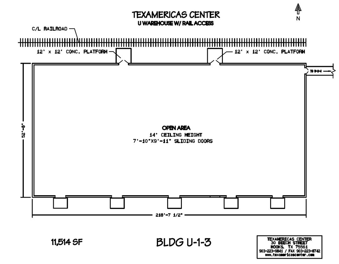 10 Beech St, Hooks, TX for lease Floor Plan- Image 1 of 1