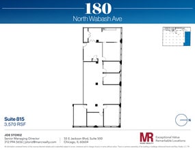 180 N Wabash Ave, Chicago, IL for lease Floor Plan- Image 1 of 1