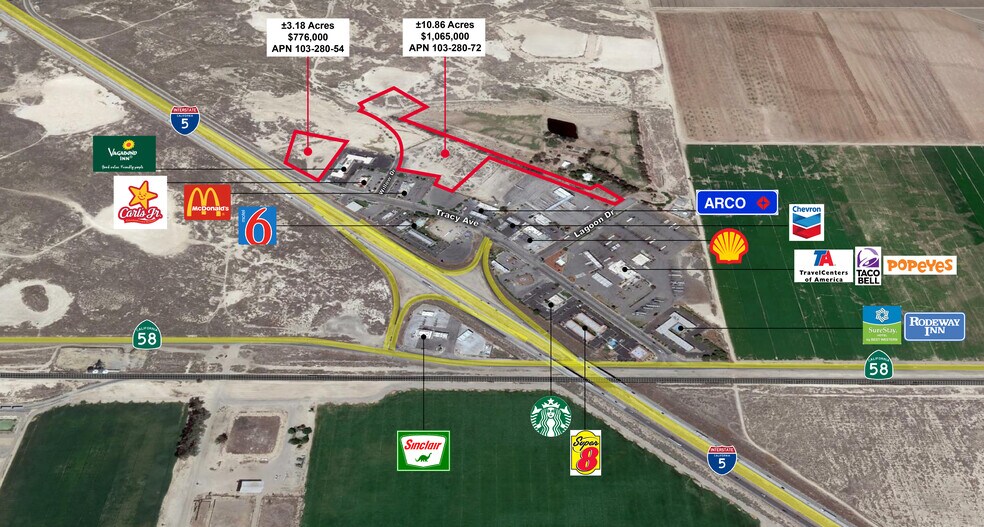 Tracy Ave, Buttonwillow, CA 93206 Interstate 5 and Highway 58