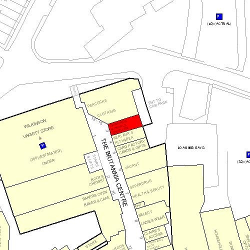 Castle St, Hinckley for lease Goad Map- Image 1 of 1